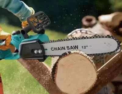 Sega/motosega a Catena serbatoio olio automatico 12 Pollici doppia Batteria 72V - Immagine 1 di 4