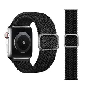 Adjustable Braided Loop Band Strap For Apple Watch Series 6-1 SE Ultra 38/40MM - Picture 1 of 12