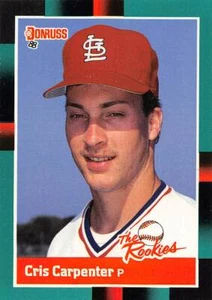 1988 Donruss The Rookies #50 Cris Carpenter St. Louis Cardinals - Picture 1 of 2