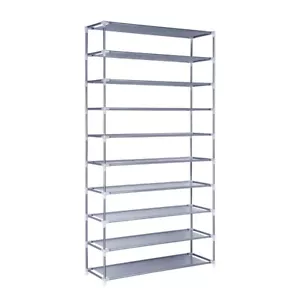 10 Tier Stackable Shoe Rack Stackable Design - Picture 1 of 8