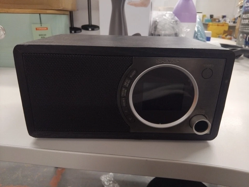 Sharp DR-450(BR) 6W DAB+ FM Bed Side Radio with Bluetooth & LED  See DESCRIPTION - Image 1 of 1