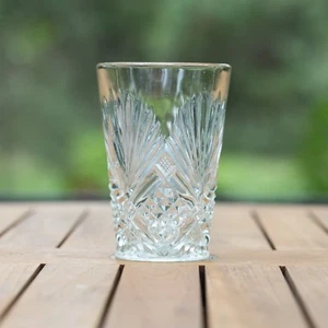 Pressed Glass High Ball Tumbler - Picture 1 of 7