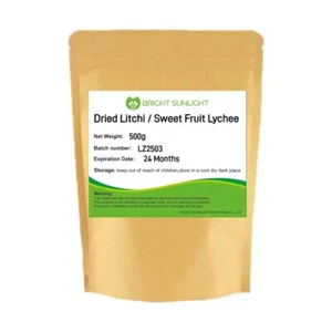 500g Dried Litchi / Sweet Fruit Lychee Fruit Snack - Picture 1 of 2