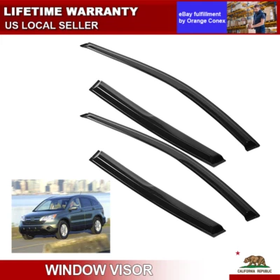 Оригинальные солнцезащитные козырьки вентиляционные для Honda CR-V CRV 2007-2011 защита от дождя дефлектор - Изображение 1 из 4