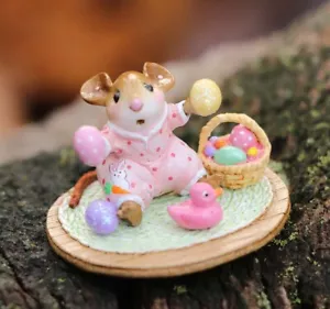 Wee Forest Folk Ostern Figur M-595 Stück - Babys erstes Ostern (rosa) - Bild 1 von 1