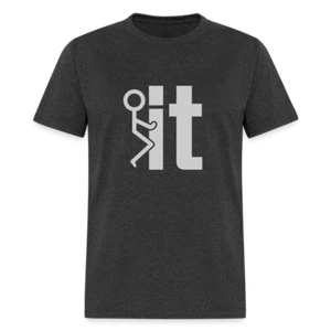 F it T-Shirt (Funny & Carefree Graphic Tee Shirt) - Picture 1 of 66