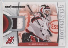 2007-08 Fleer Hot Prospects Hot Materials Martin Brodeur #HM-MB HOF