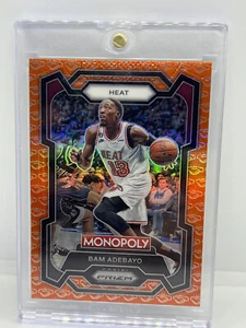 2023-24 Prizm Monopoly Bam Adebayo Orange Handshake Parallel Card SSP - Bild 1 von 1
