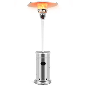 Patiojoy 48,000 BTU Outdoor Patio Heater Stainless Steel Propane Patio Heater - Picture 1 of 7