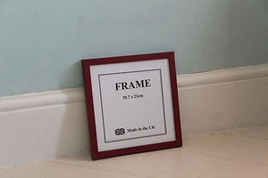 Maroon Square Picture Photo Frame 10x10"  - Picture 1 of 1