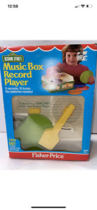 Fisher Price Vintage Sesame Street Music Box Record Player 1984 NEW (other)