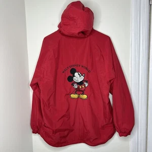 Vintage Walt Disney World Jacke Mickey Mouse Kapuze Reißverschluss Medium siehe Maße - Bild 1 von 12