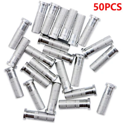 Tiro con arco de eje de carbono 50-200 piezas de rosca de leva de inserción de flecha de aluminio ID 6,2 mm Foto 1 de 4