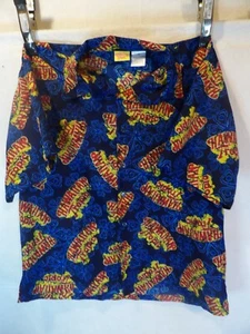 Hawaiian Tropic Shirt Mens Size XL All Over Print Short Sleeve Polyester - Picture 1 of 8