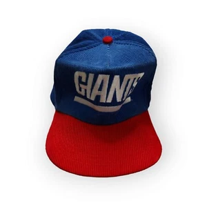 Vintage New York Giants Corduroy Snapback Hat 90s - Picture 1 of 9