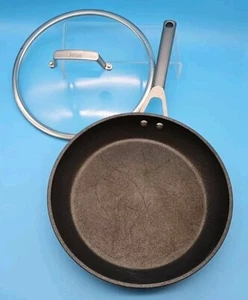 Ninja Foodi Never Stick 10.25 in Frying Pan Skillet Tempered Glass Lid Preowned - Picture 1 of 12