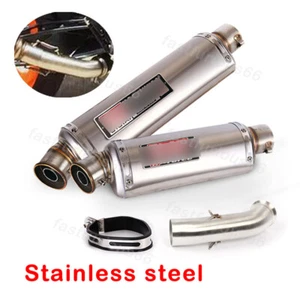 Exhaust System Muffler Mid Link Pipe Modified For Duke 125 250 390 RC390 2017-20 - Picture 1 of 14