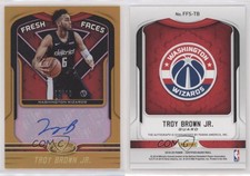 2019-20 Certified Fresh Faces Signatures Gold /10 Troy Brown Jr #FFS-TB Auto