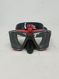 Body Glove Scuba Diving Goggles. Tempered Glass black red with gopro mount f