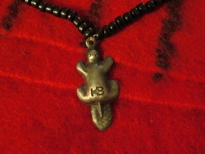 Herren Halskette Sammlerstück Original Schmuck Hudson Bay (HB) gestempelt Biber - Bild 1 von 4