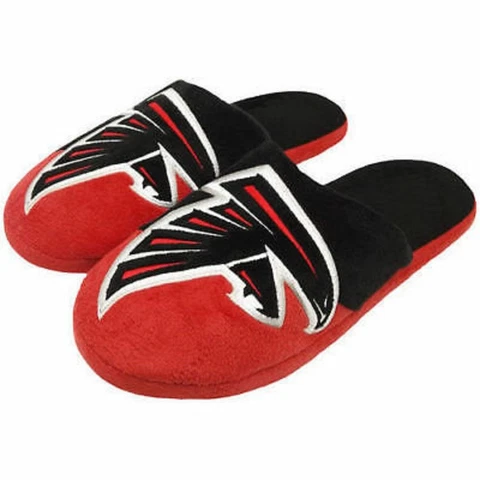 NFL Atlanta Falcons Color Block Slippers Cover