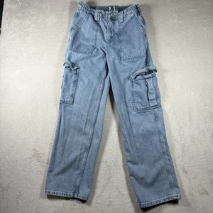 BDG Urban Outfitters Jeans Womens Size 29x32 Blue Skate Cargo Baggy Y2K #3333 - Picture 1 of 10