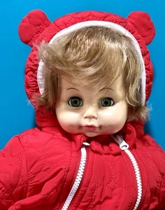 Vtg 1974 HORSMAN Life-Size Softee XL 24" BIG BEAUTIFUL BABY Working Crier EUC - Picture 1 of 24