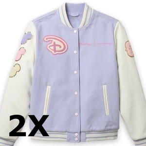 Disney Parks Stoney Clover Lane Walt Disney World Logo Varsity Jacket 2X - Picture 1 of 4