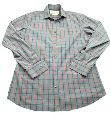 Mizzen + Main Shirt Medium  Trim Fit Leeward Stretch Multicolor Button Up - Image 1 of 4