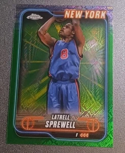 2024-25 Topps Chrome - Latrell Sprewell #4 Super Refractor NY Knicks Basketball - Picture 1 of 2