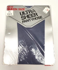 Neu im Paket ultra transparente Queen Size Strumpfhose schiefer-passt 150-200 Pfund Hüfte 40-46 - Bild 1 von 9