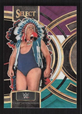 Chief" Jay Strongbow 2024 Panini Select WWE Tri-Color Prizms #155 - Image 1 of 3