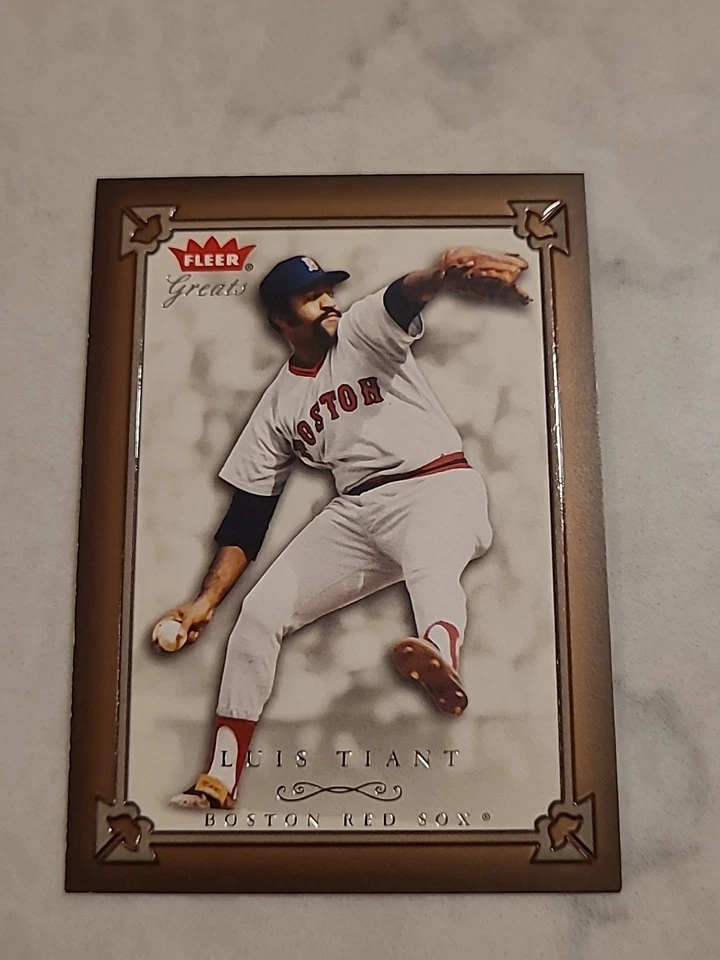 2004 Fleer Greats Of The Game- Luis Tiant #51 REDSOX - Image 1 of 2
