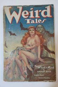 Weird Tales Pulp Magazine January 1938, Volume 31, Number 1, H.P Lovecraft G+ - Picture 1 of 8