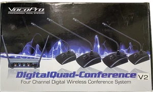 VocoPro Digital Quad Conference 4 + 1 Receiver, AC Adapter, No Cable - Picture 1 of 3