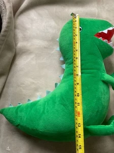 Mr Dinosaur (Georges) di Peppa Pig grande TY verde 15 pollici  - Foto 1 di 9