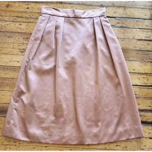 Falda midi John Meyer Vintage línea A champán talla 12 - Imagen 1 de 7