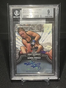 2012 Topps UFC Bloodlines Autographs- Ronda Rousey A-RR RC /75 - Picture 1 of 2