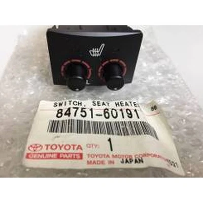Interruptor TOYOTA / Original OEM / LAND CRUISER URJ200, calentador de asiento 84751-60191 Foto 1 de 2