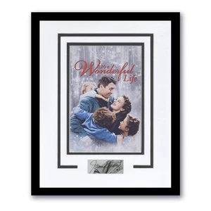 Jimmy Stewart "It's a Wonderful Life" SIGNED Custom Framed 11x14 Display C ACOA - Picture 1 of 3