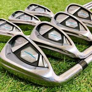Callaway ROGUE STAR Men's Golf Iron Set 7pcs Stiff Left-handed From Japan - Picture 1 of 12