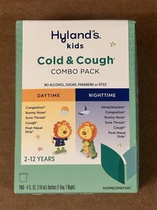 Hylands Kids Cold & Cough Daytime Nighttime Combo Pack 4 Oz Exp 11/26 - Picture 1 of 3