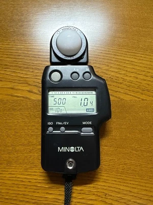[CASI COMO NUEVO con correa] Medidor automático Minolta IV F IVF Medidor de exposición a luz de JAPÓN Foto 1 de 4