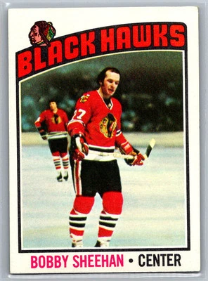 Bobby Sheehan 1976-77 Topps #183 Chicago Blackhawks - Image 1 of 2