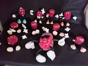 SCHÖNES KONVOLUT 1980er California Rosinen Plüschpuppen von Applause biegsame Arme & Beine - Bild 1 von 6