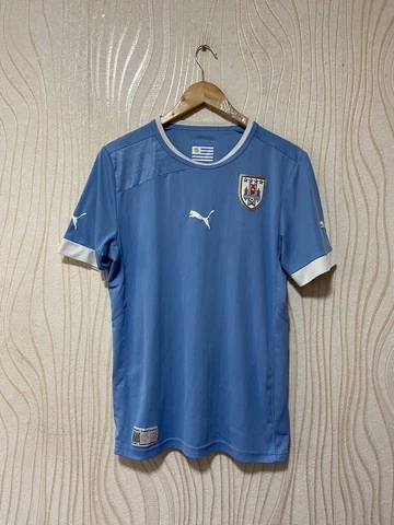 URUGUAY 2012 2013 HOME FOOTBALL SHIRT SOCCER JERSEY PUMA sz MEN BLUE Cover