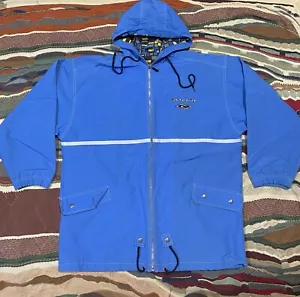 Vintage 90s Ripcurl Blue Jacket Hoodie Coat Surf Surfwear Skate Men’s Size L - Picture 1 of 7