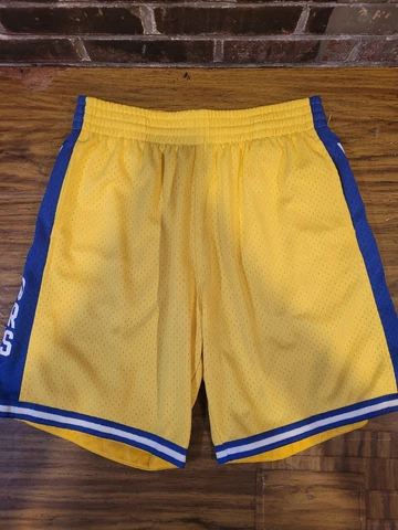 Mitchell And Ness Golden State Warriors Swingman Shorts Size Large Cover