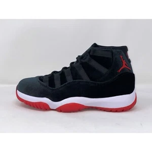 Air Jordan 11 Bred Velvet Black Sneakers, Size 9.5 BNIB DB5457-061 - Picture 1 of 8