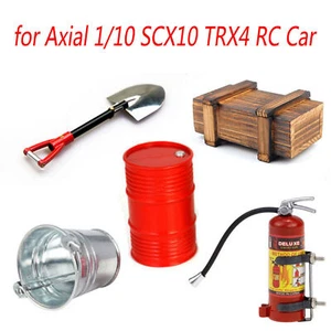 Caja de madera tambor de aceite extintor de incendios para oruga Axial 1/10 SCX10 Trx-4 RC 1 pieza - Imagen 1 de 3